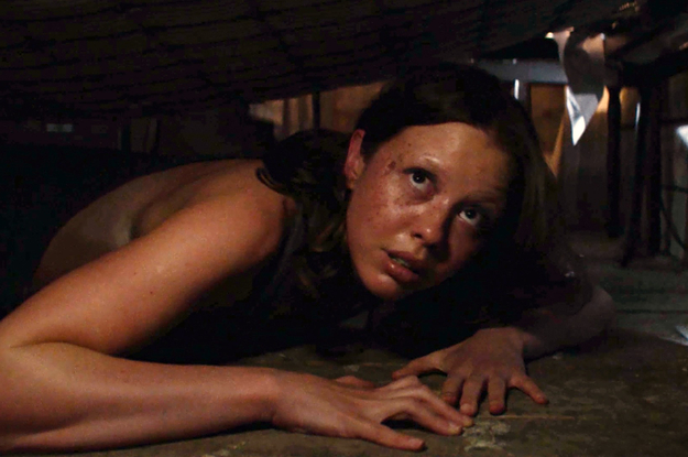 mia goth in X crawling on the floor