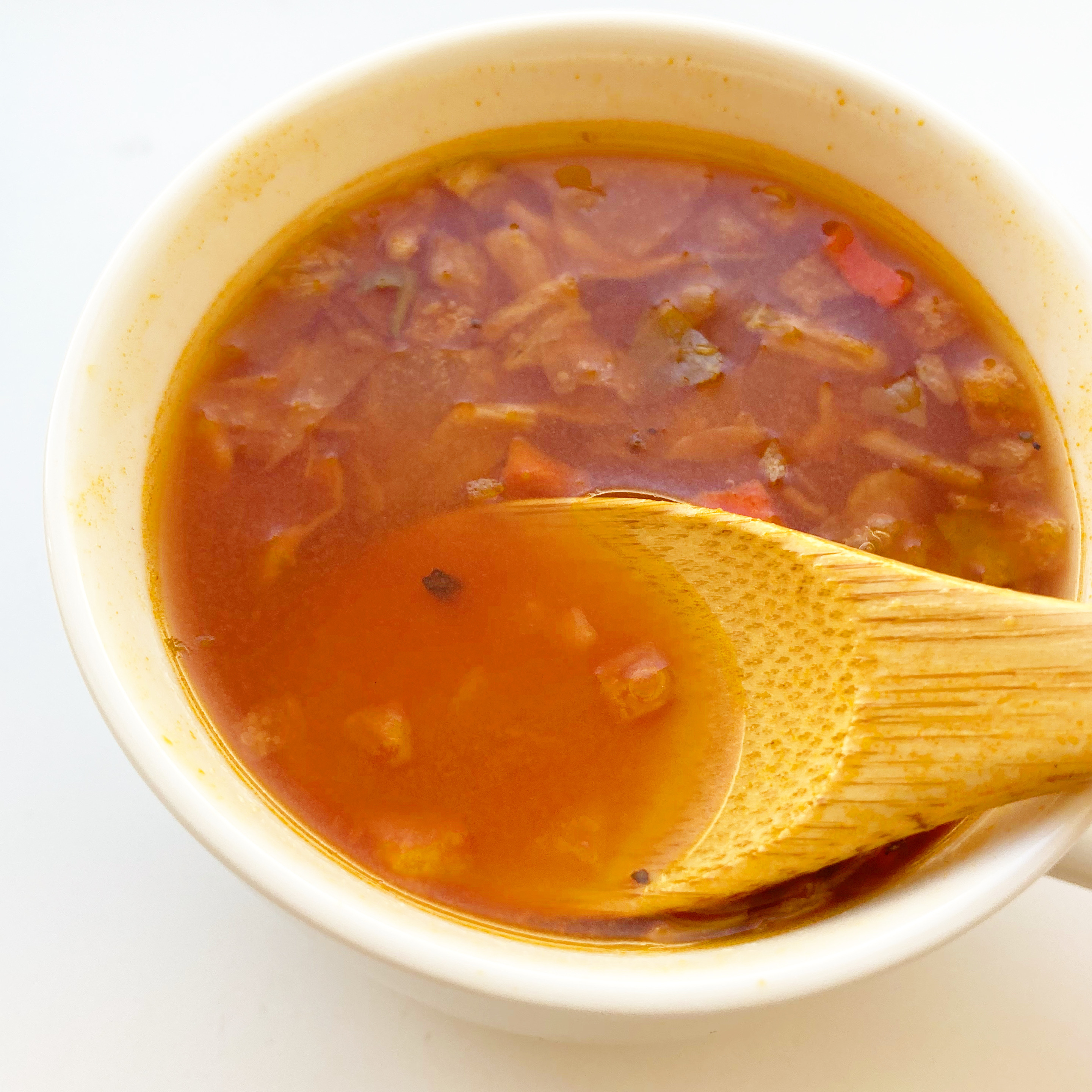 無印良品のおすすめフード「食べるスープ 5種野菜のミネストローネ」
