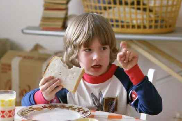 Danny from "The Shining" eating a sandwich.