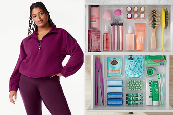 metal baskets with laundry, door shoe organizer