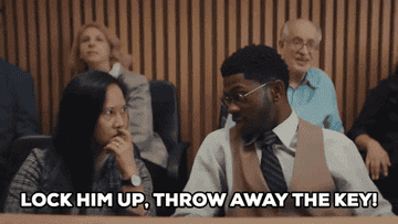 Lil Nas X saying &quot;lock him up throw, throw away the key&quot;