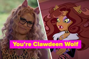 Clawdeen Wolf in live-action and cartoon version.