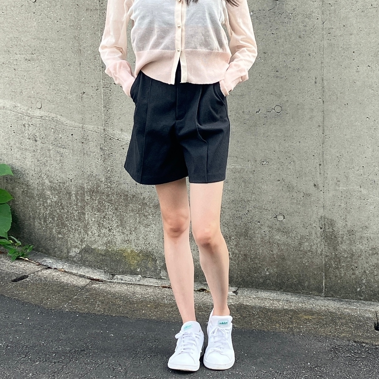 GU（ジーユー）のおすすめボトムス「ブラッシュドジャージーショートパンツ」