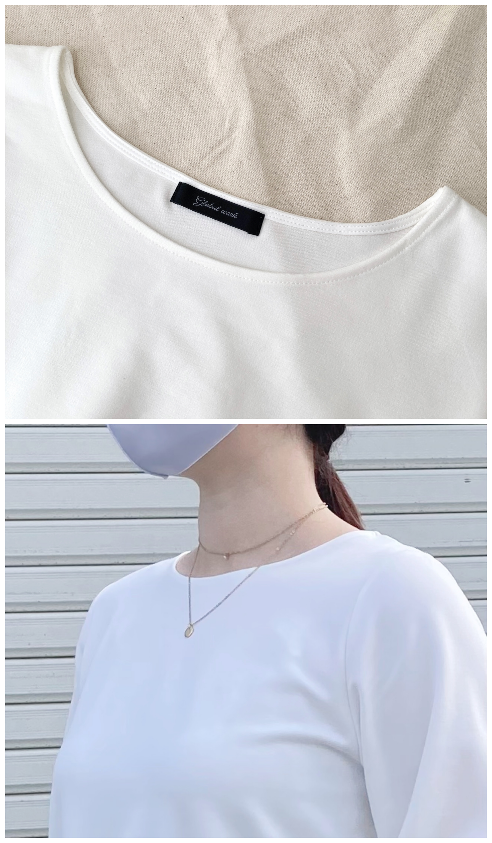 GLOBAL WORK（グローバルワーク）のオススメのトップス「タックスリーブプルオーバー／MATINEE LINE」