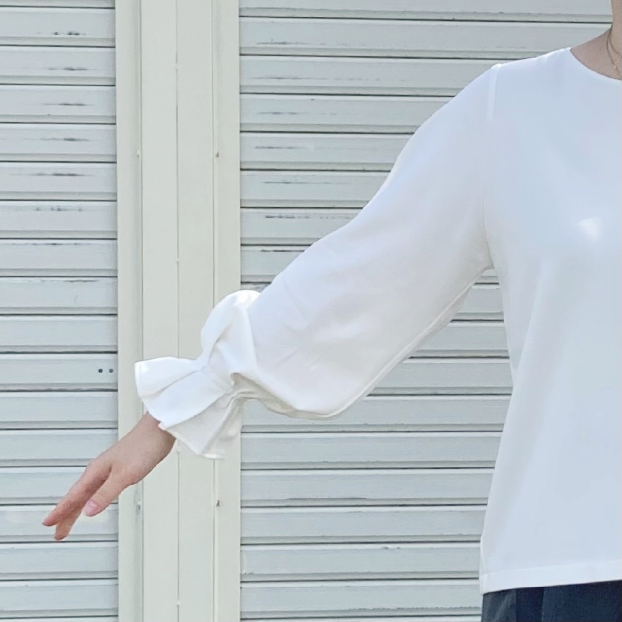 GLOBAL WORK（グローバルワーク）のオススメのトップス「タックスリーブプルオーバー／MATINEE LINE」