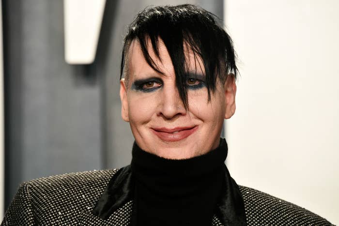 Closeup of Marilyn Manson