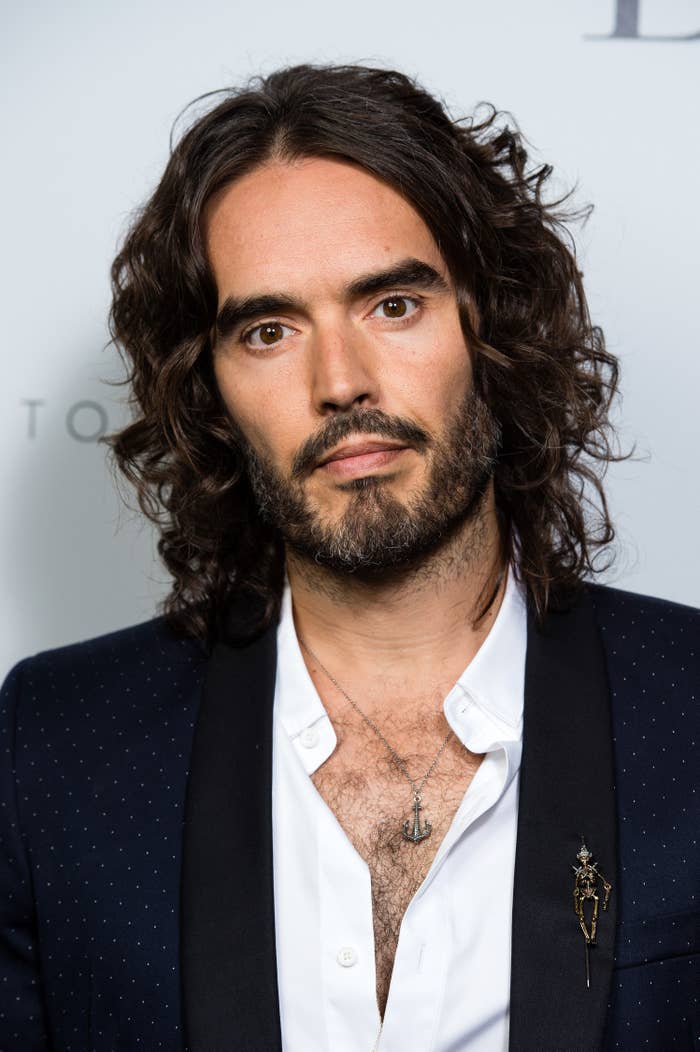 Closeup of Russell Brand