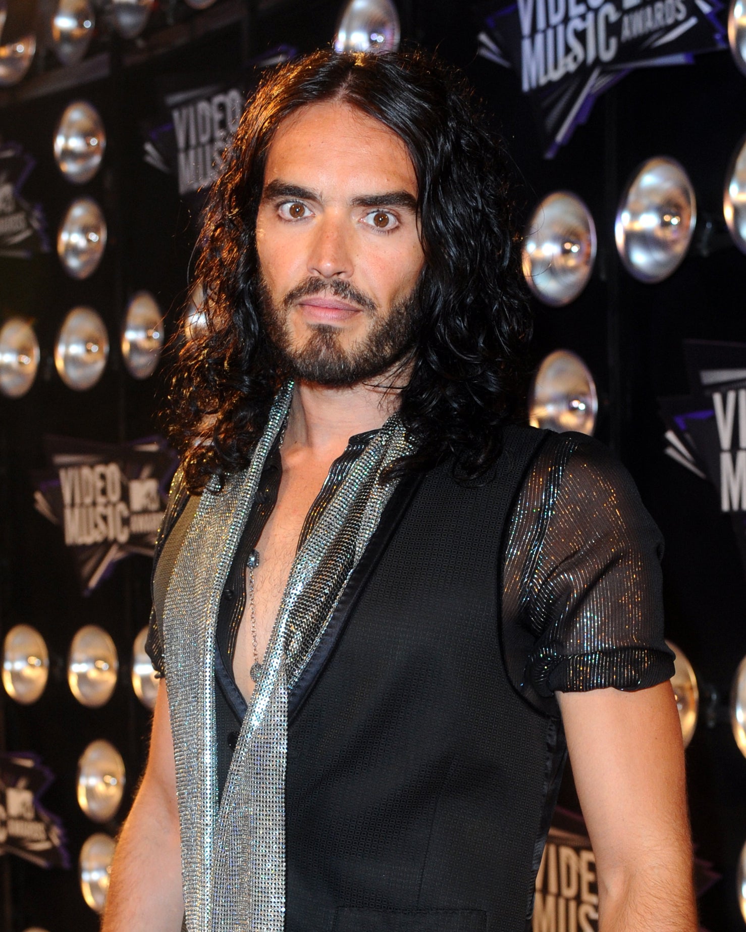 Closeup of Russell Brand