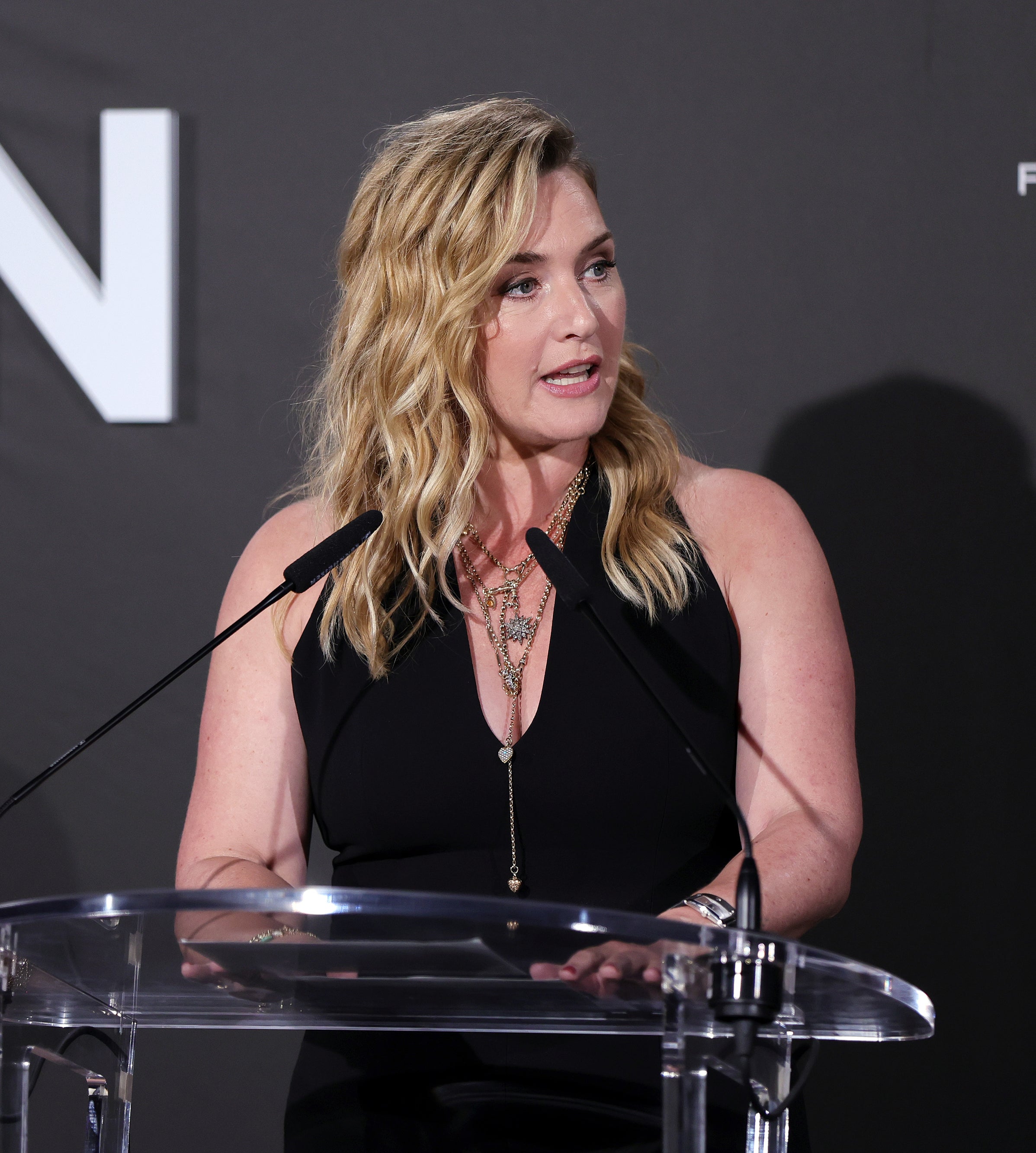 Kate Winslet onstage