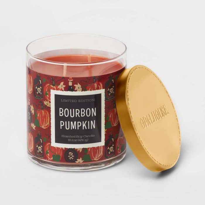 the bourbon pumpkin candle