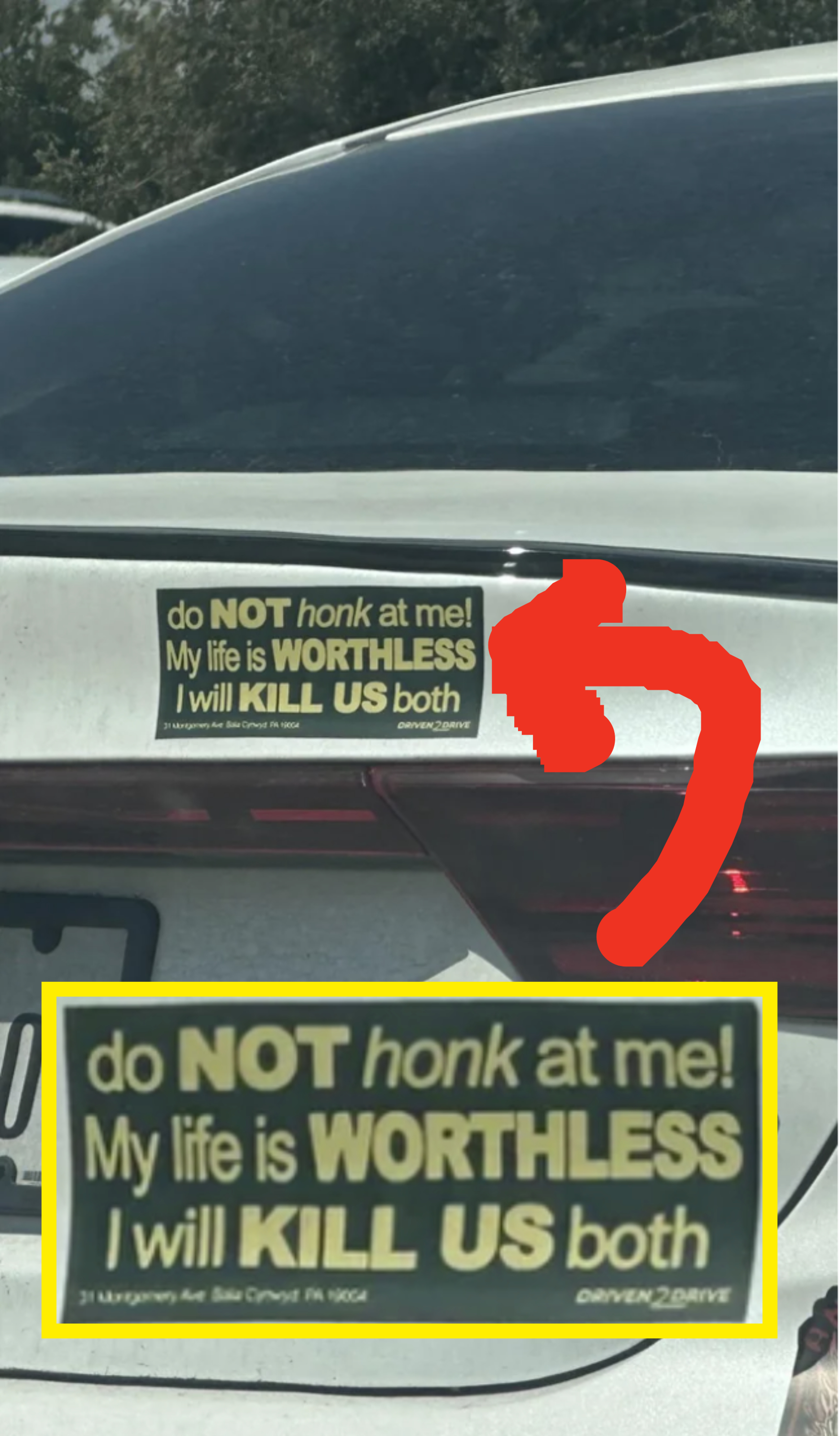"My life is worthless and I will kill us both"