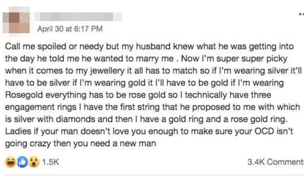 &quot;Call me spoiled or needy but my husband knew what he was getting into...&quot;