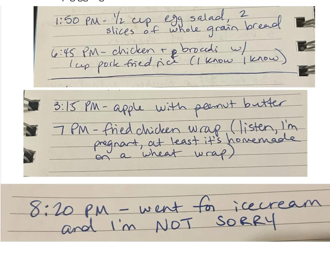 A food journal