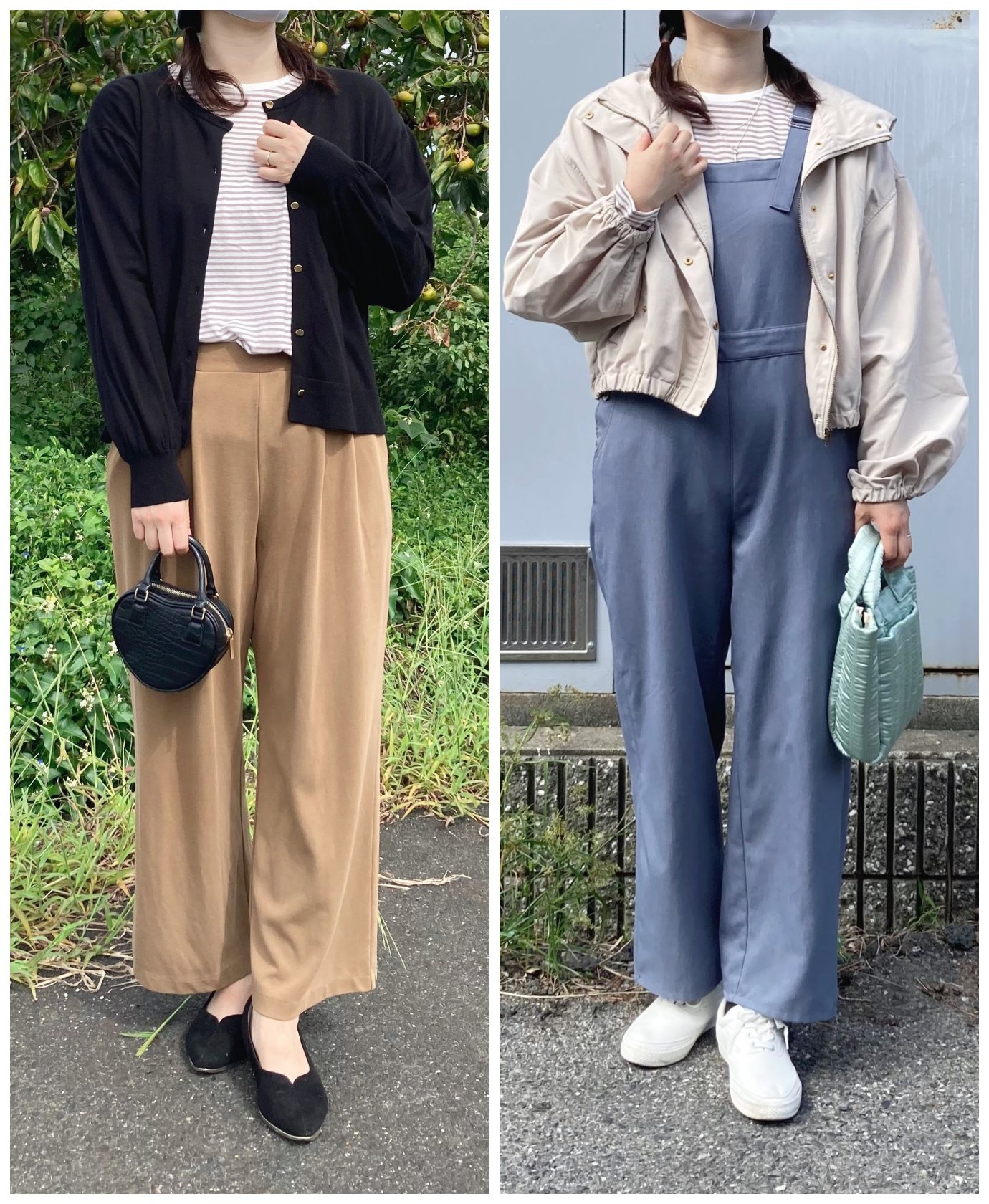 GLOBAL WORK(グローバルワーク)のオススメのトップス「シアーボーダーT長袖」のコーディネート