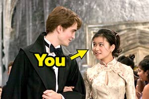 Cedric and Cho Chang entering the Yule Ball.