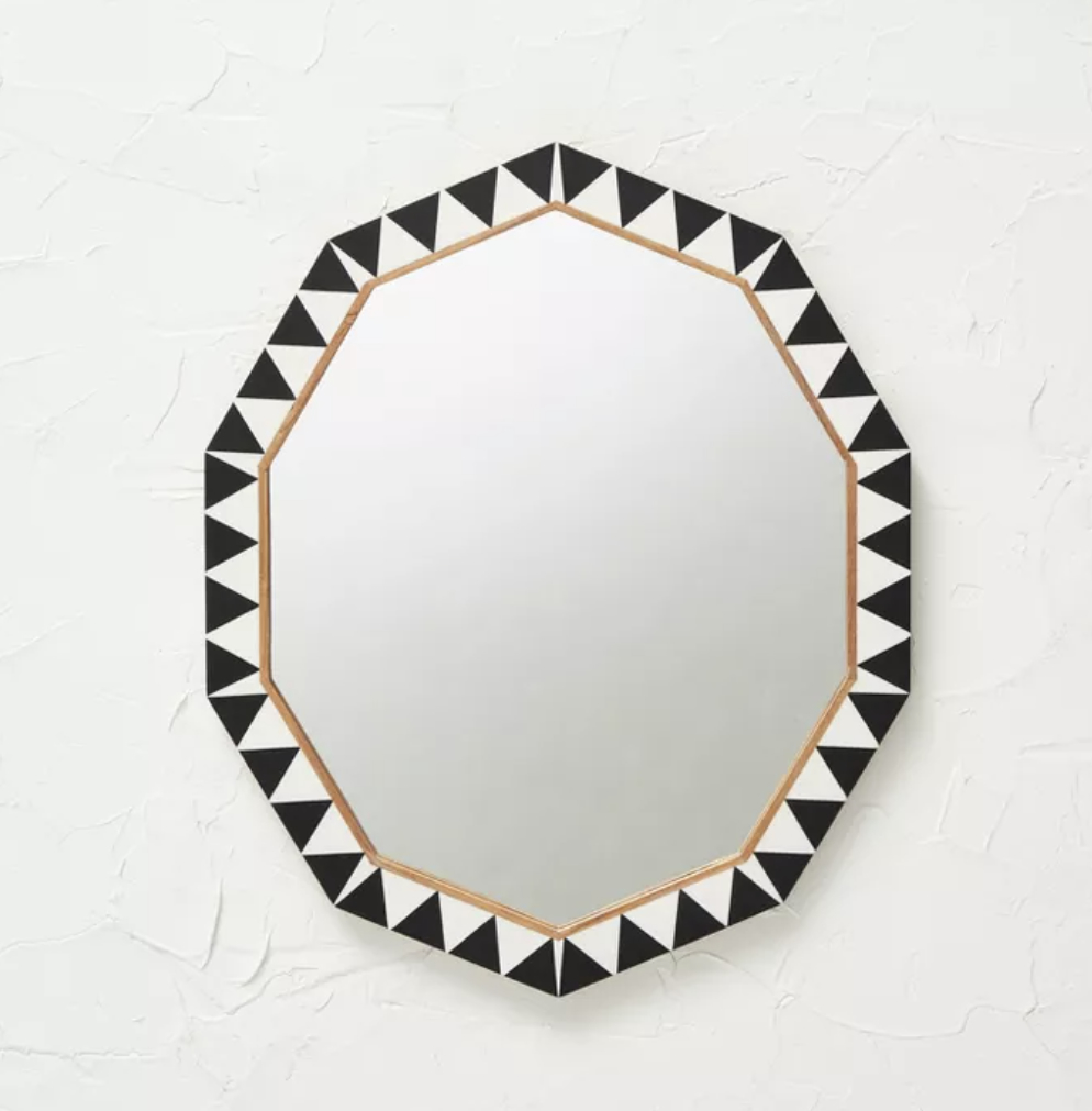 The decorative wall mirror