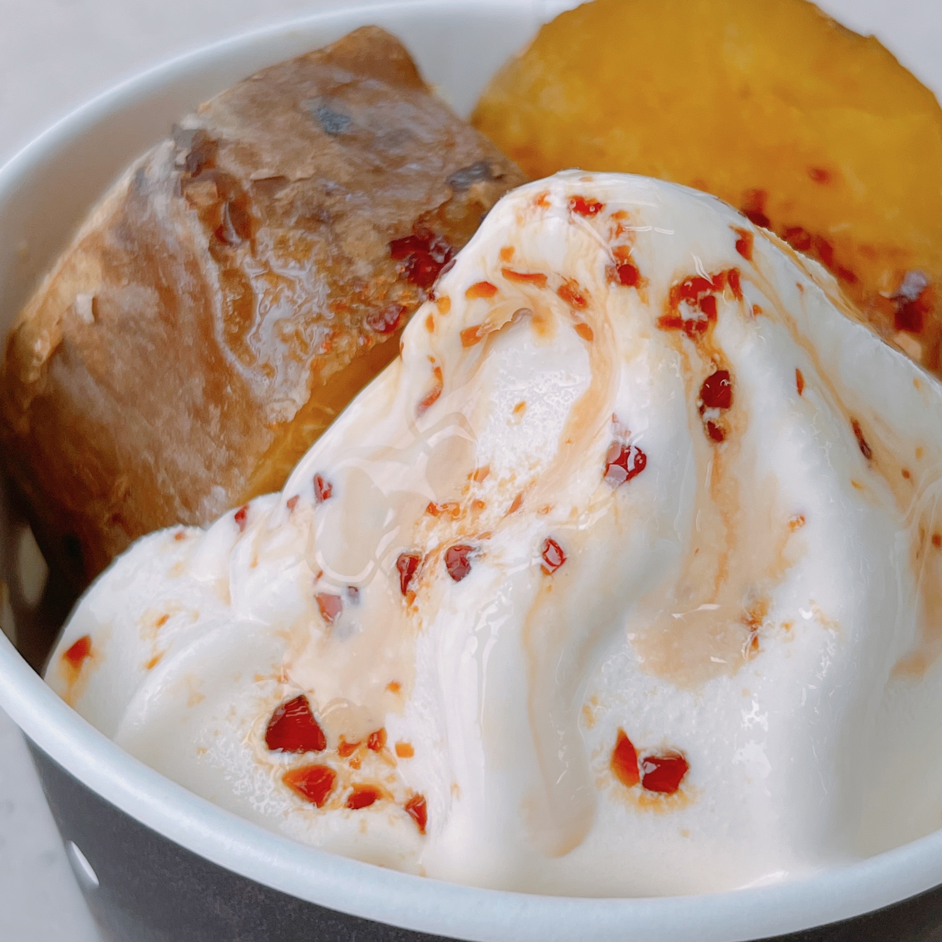 MINISTOP(ミニストップ)のオススメのスイーツ「ドリームコンボ〜蜜いも&プリン〜」