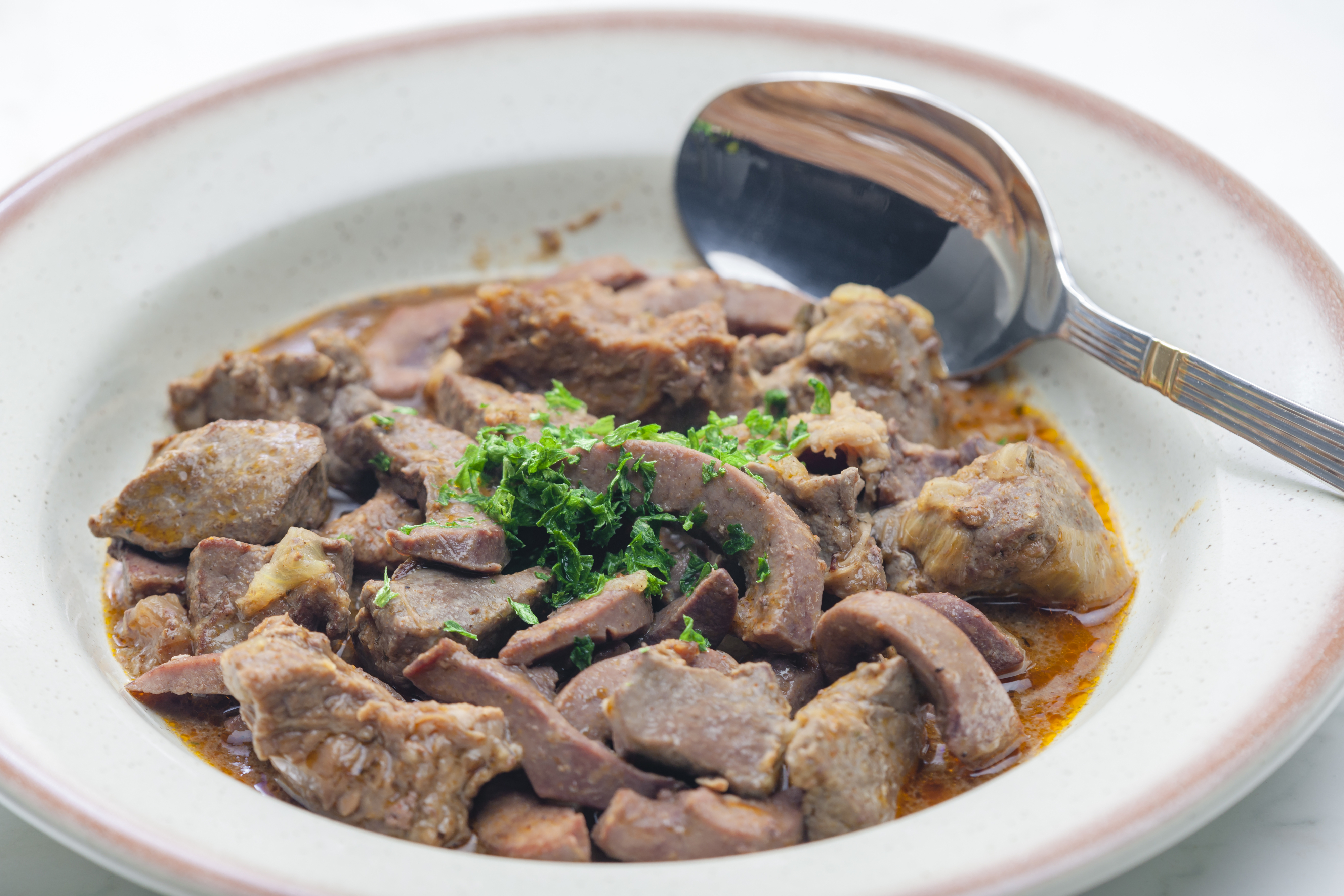 Kidney and beef stew