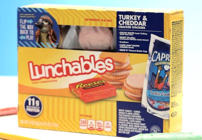 A package of Lunchables