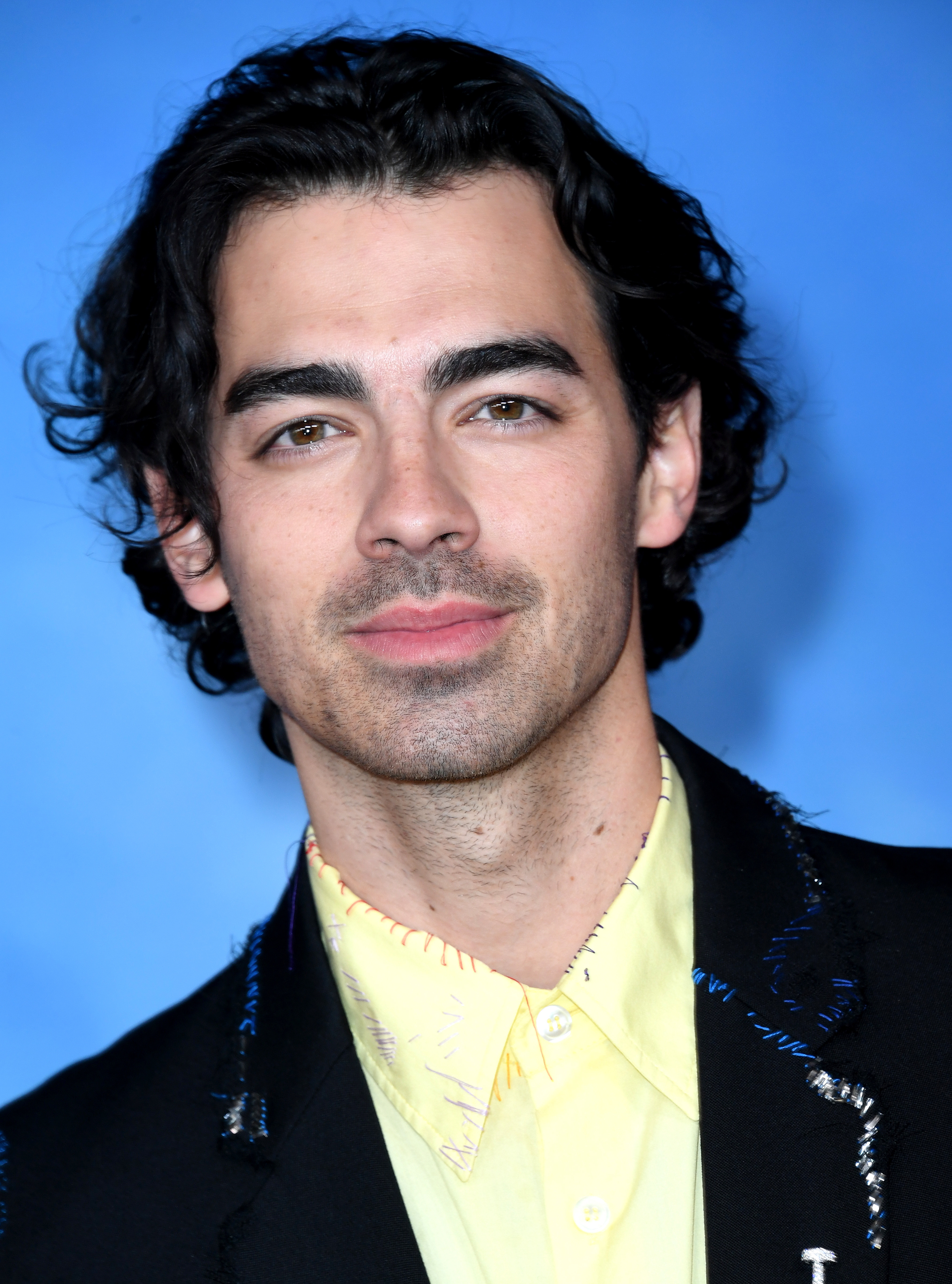 A closeup of Joe Jonas