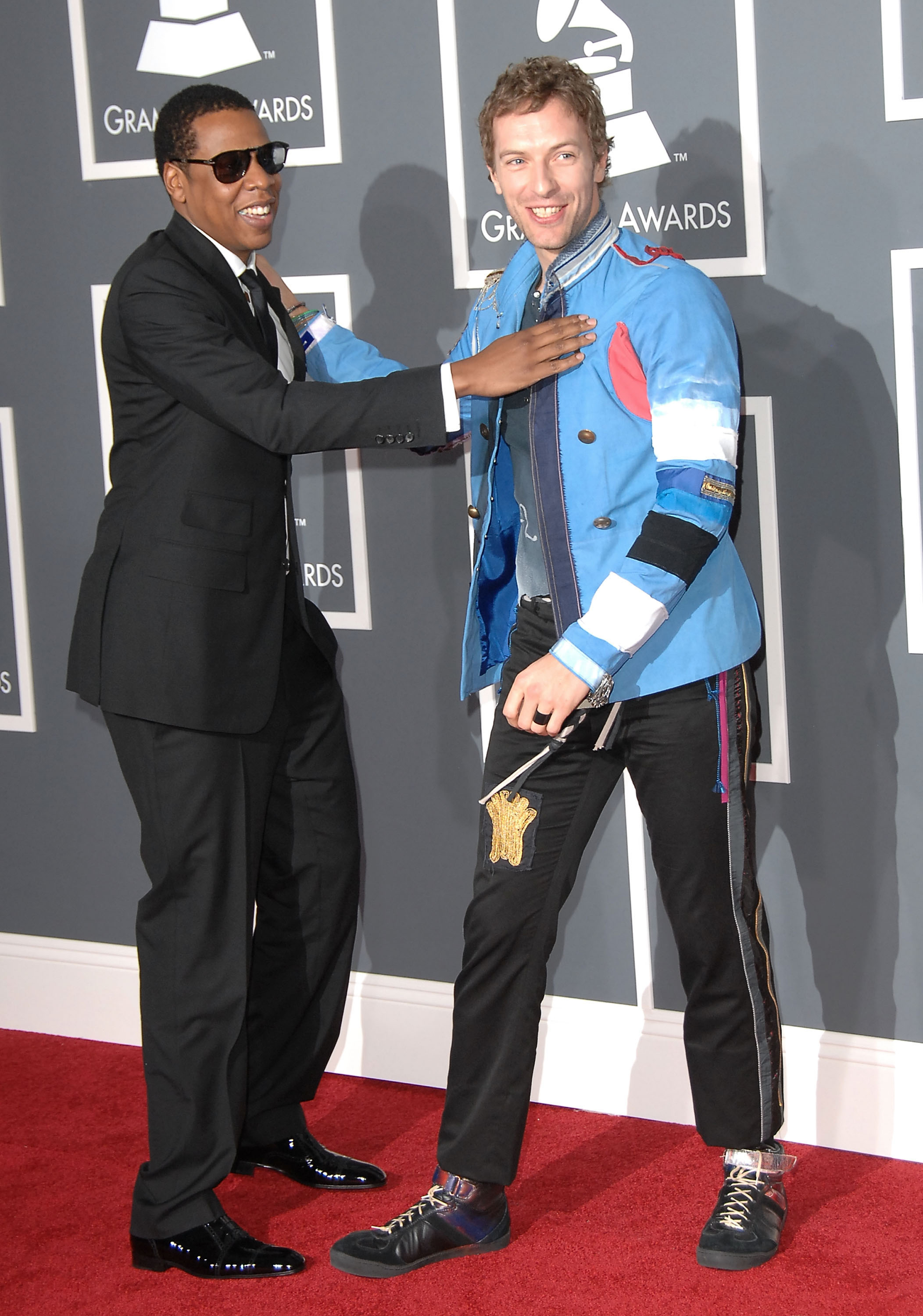 Jay-Z and Chris Martin