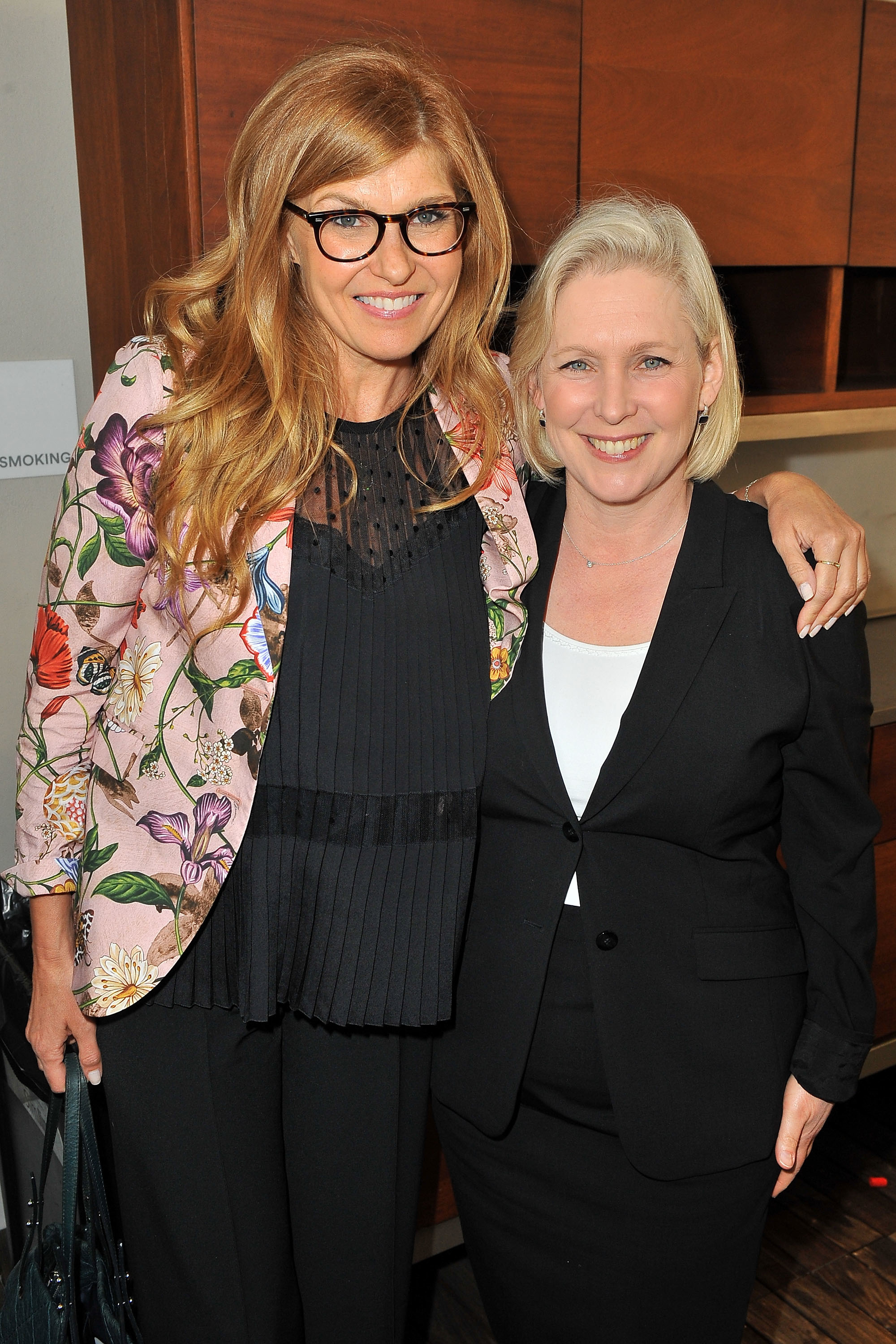 Connie Britton and Senator Kirsten Gillibrand