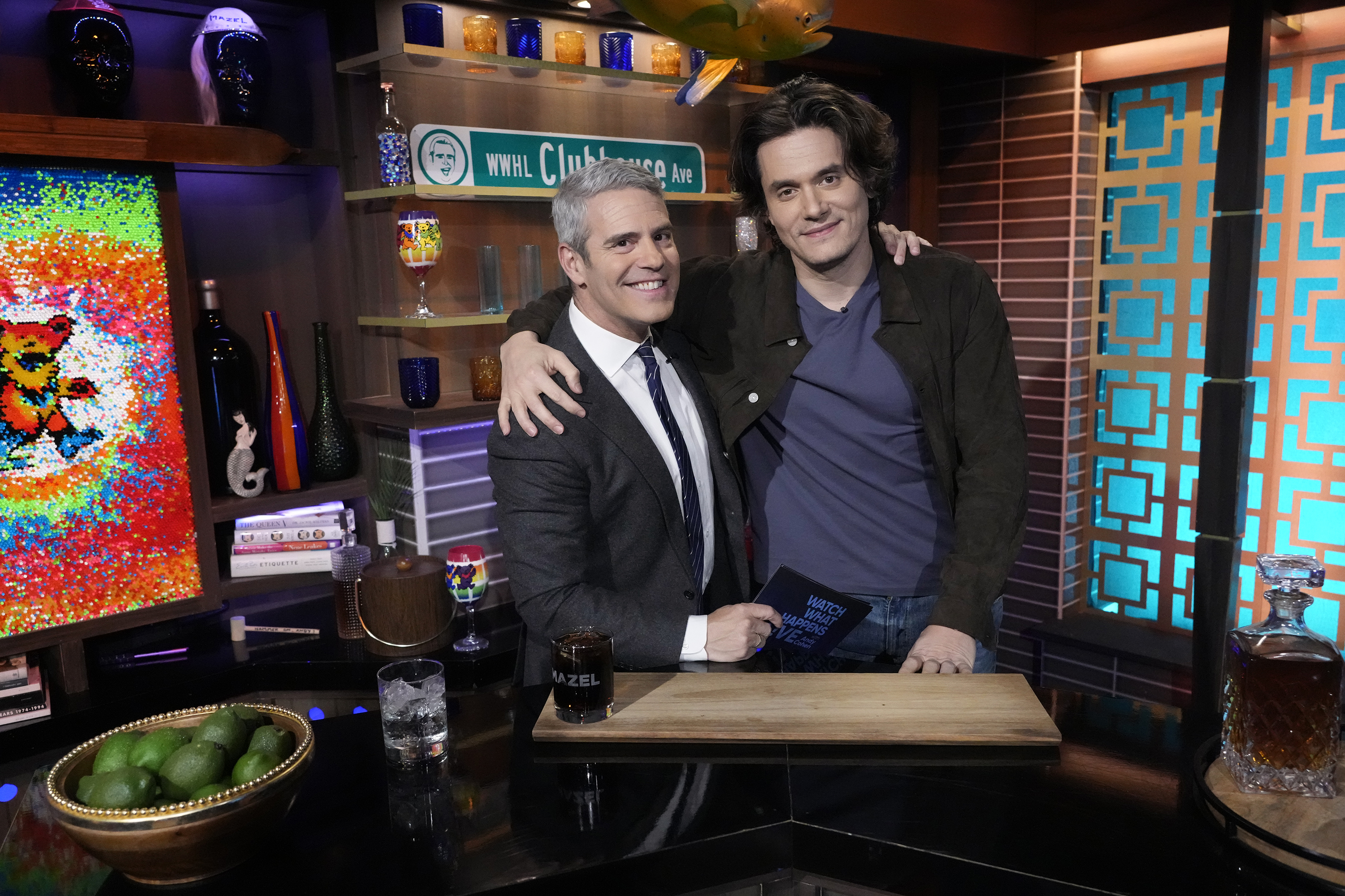 Andy Cohen and John Mayer