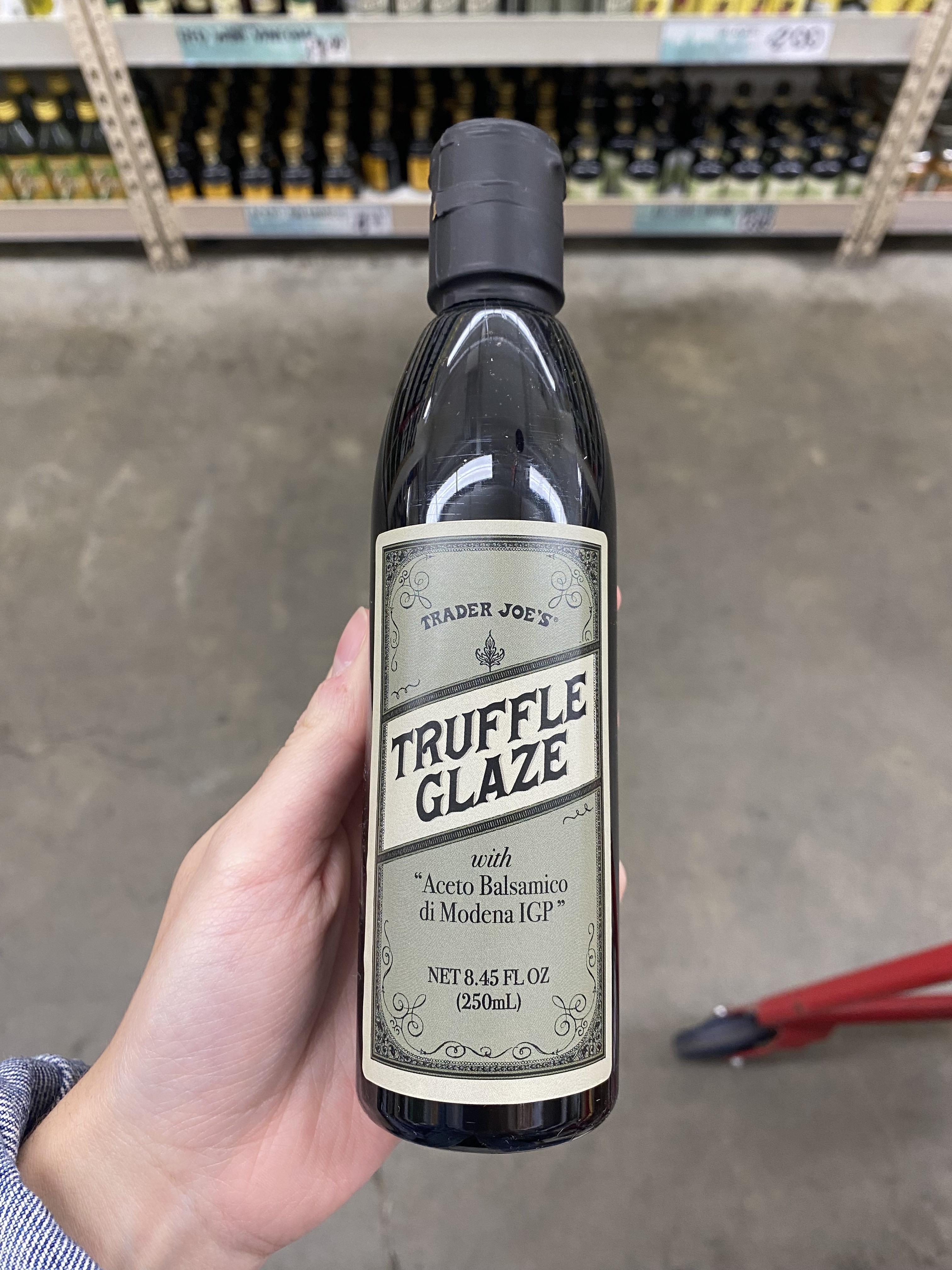 a bottle of truffle glaze