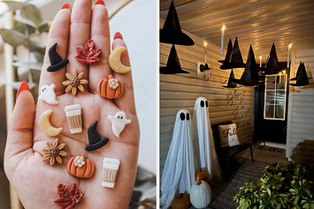 Including hanging candles for your next movie marathon.