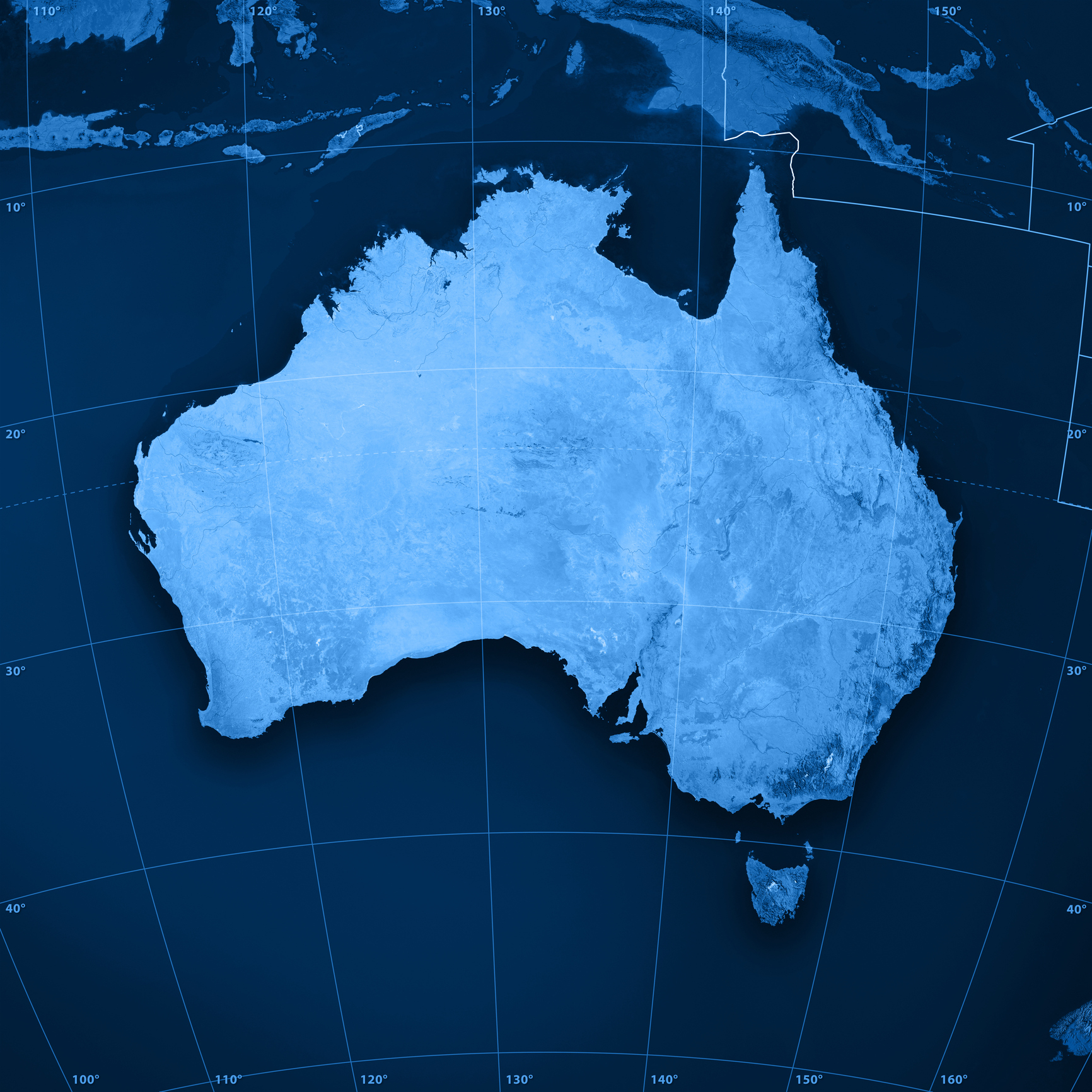 map of australia