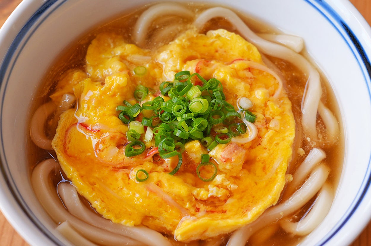 【超時短】カニ玉うどん レシピ・作り方|Tasty