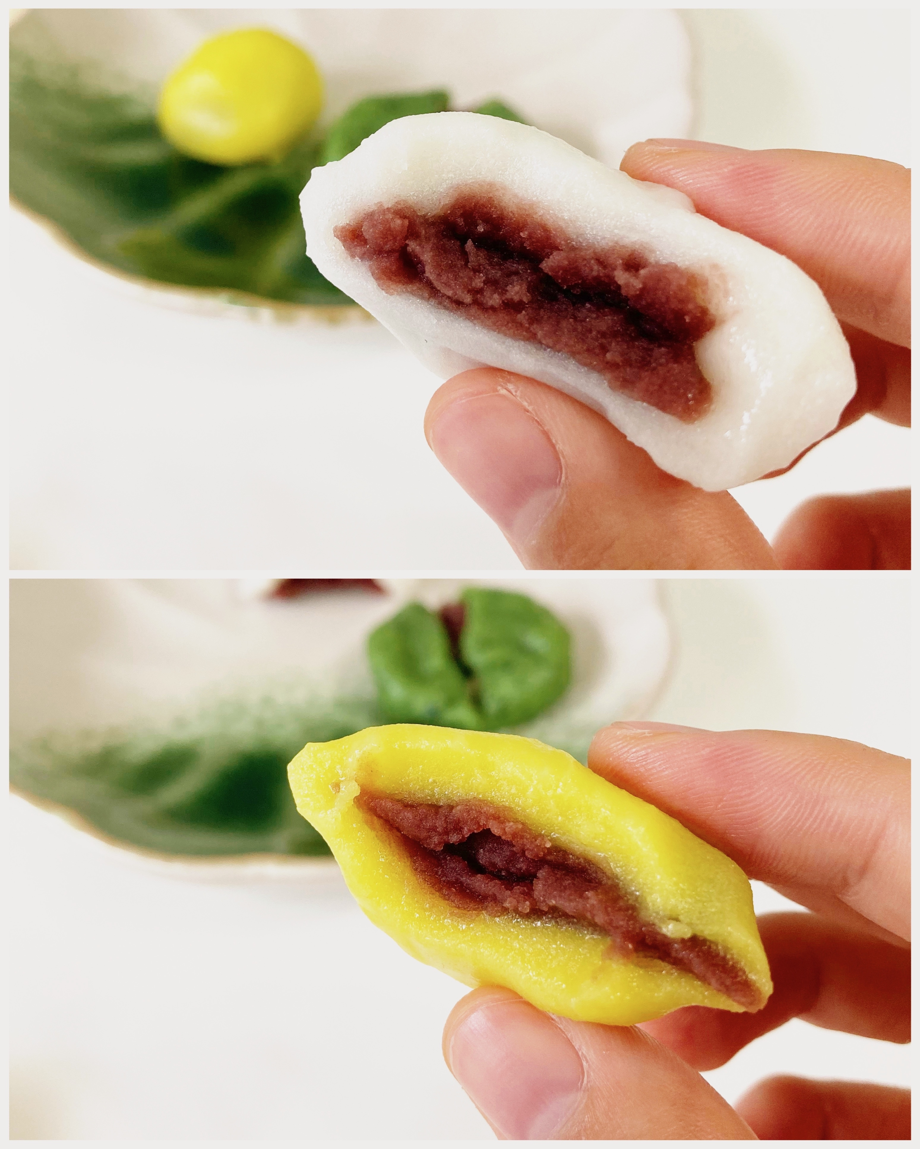 セブン-イレブンの秋スイーツ「秋の三色団子 こしあん入り」