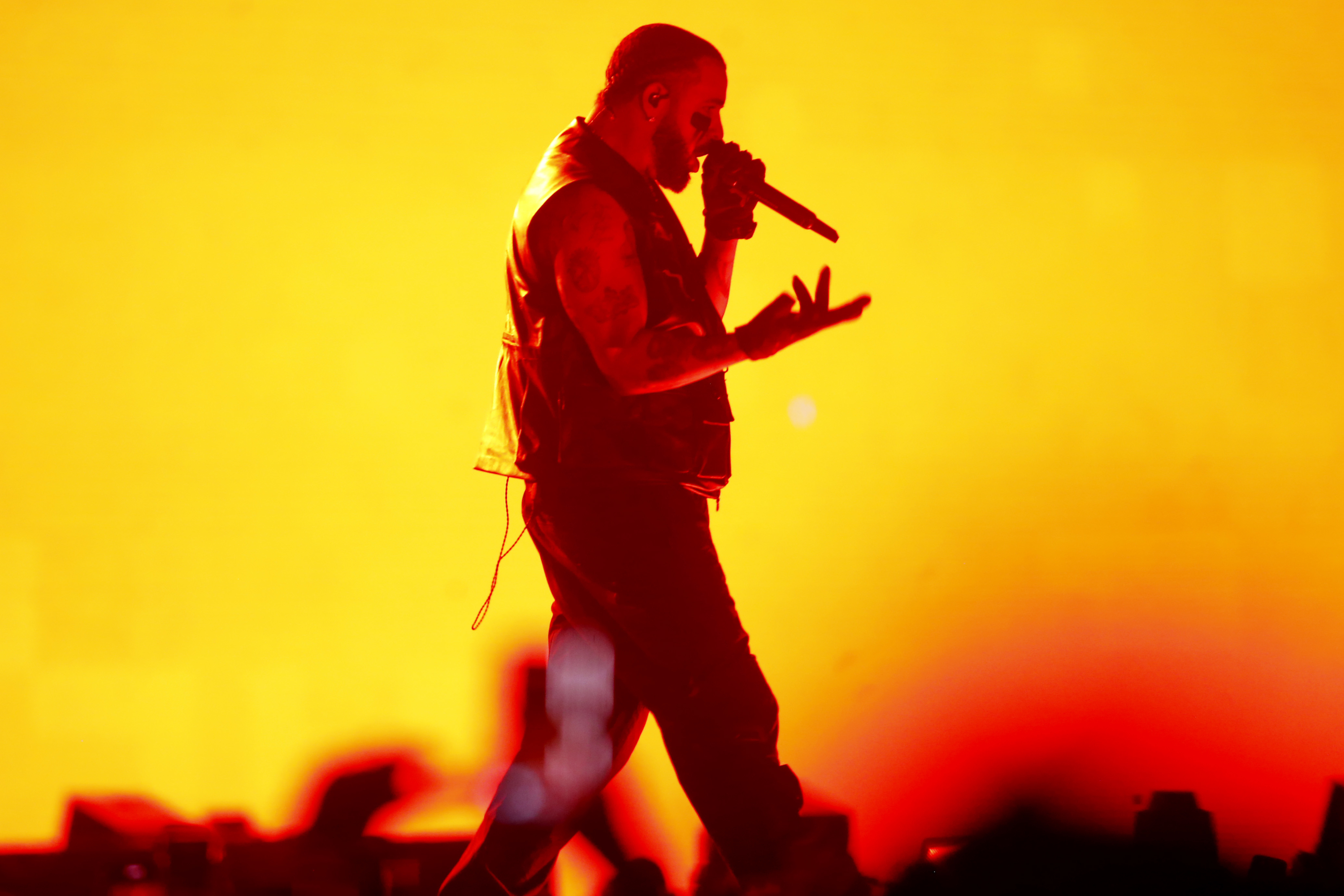Drake onstage