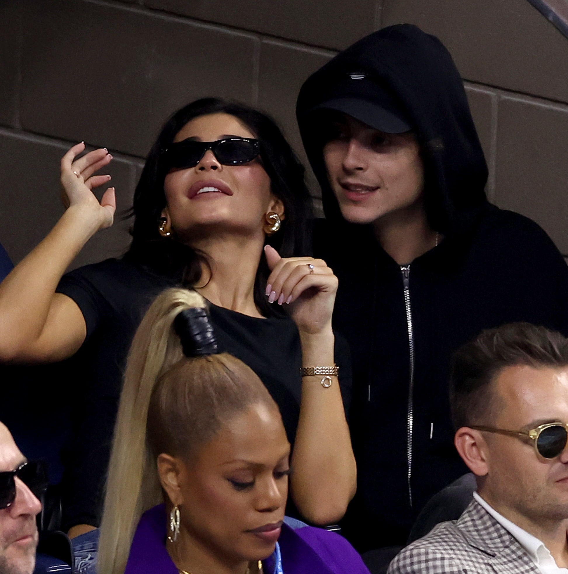 Kylie and Timothée at the US Open
