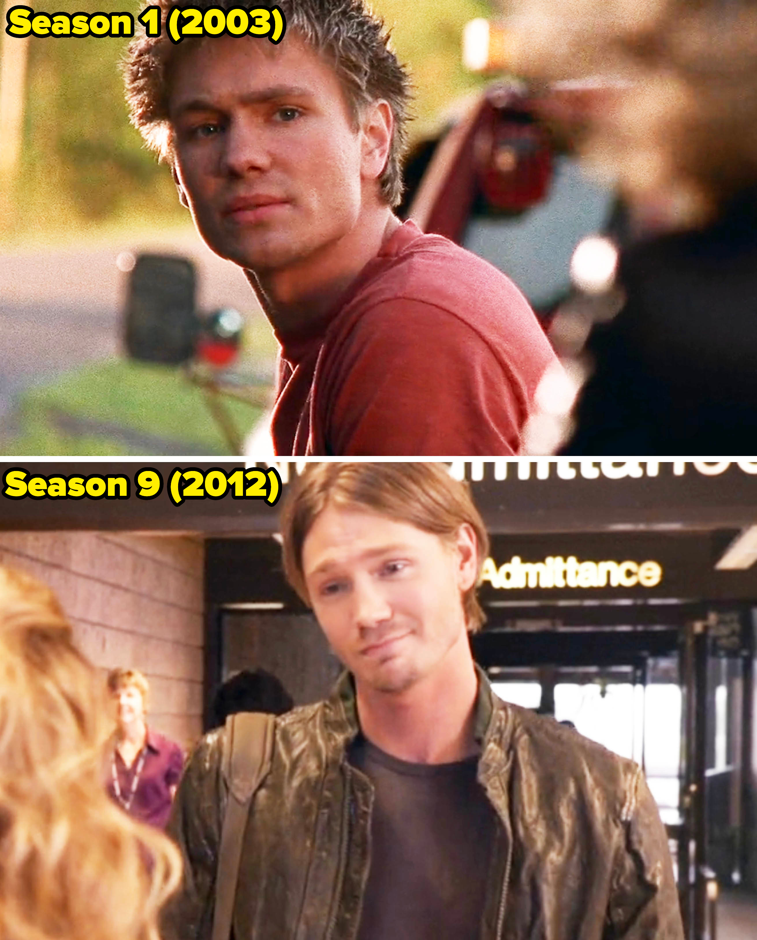 Chad Michael Murray as Lucas Scott on One Tree Hill