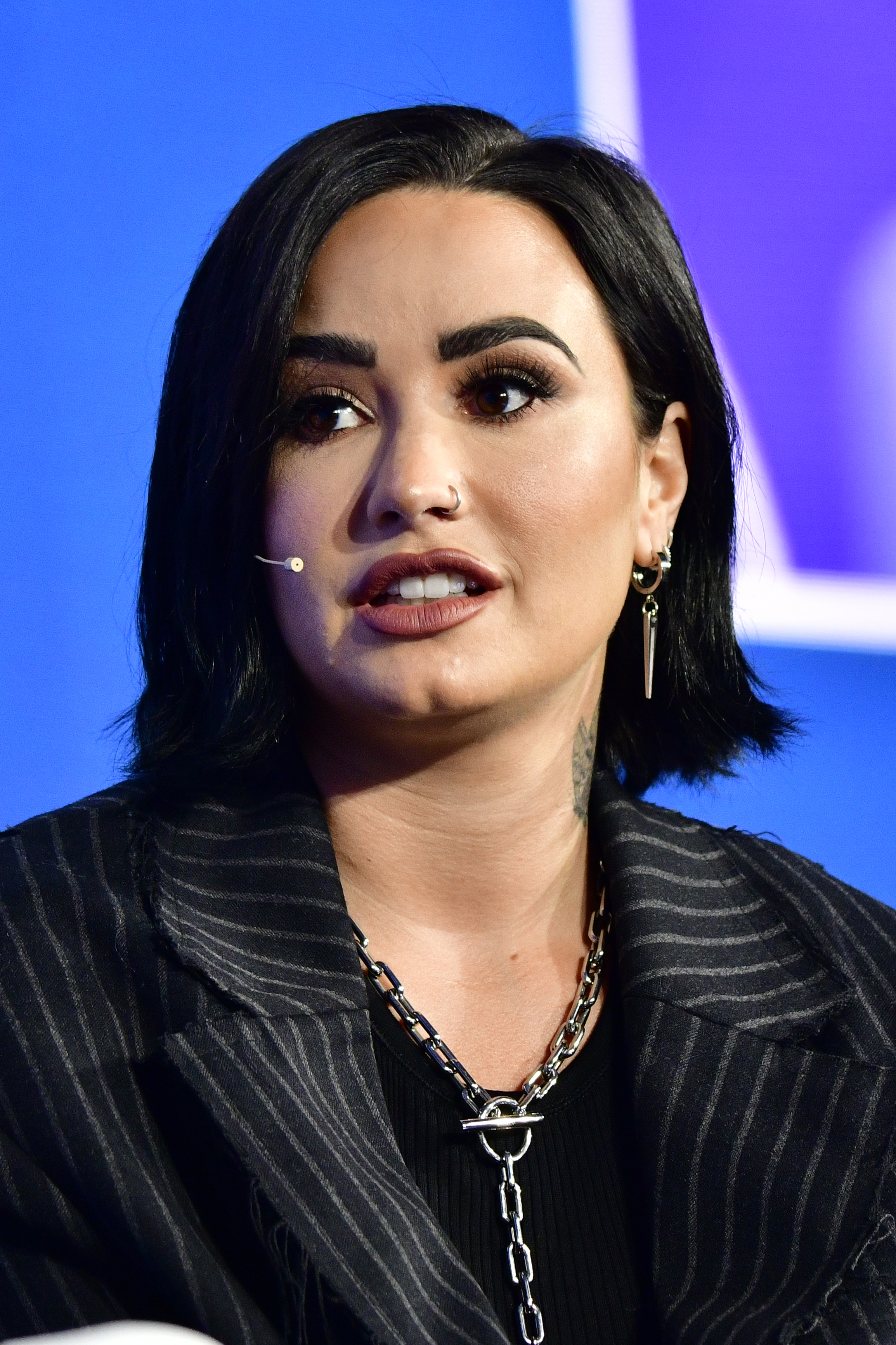 Closeup of Demi Lovato