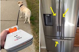 dog scoop and fridge handle protectors 