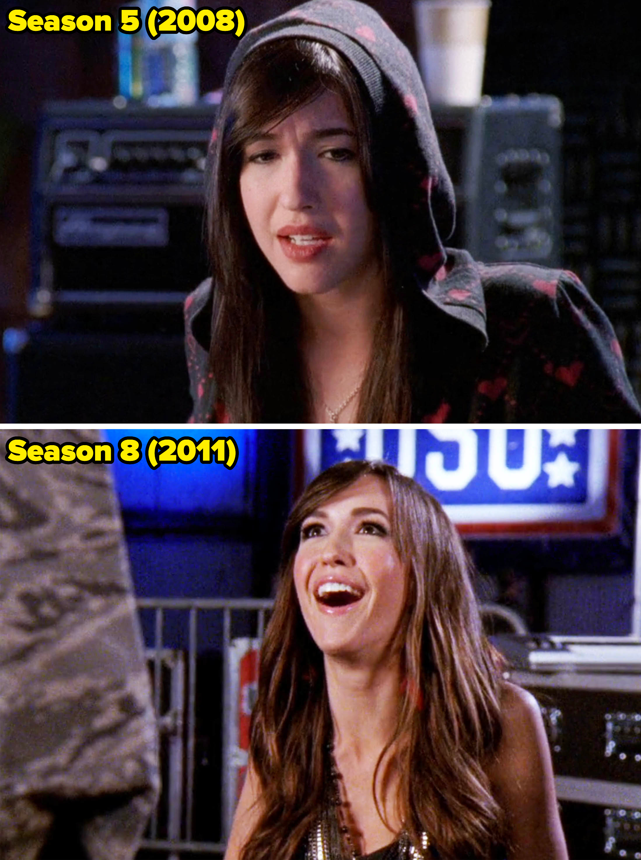 Kate Voegele as Mia Catalano on One Tree Hill
