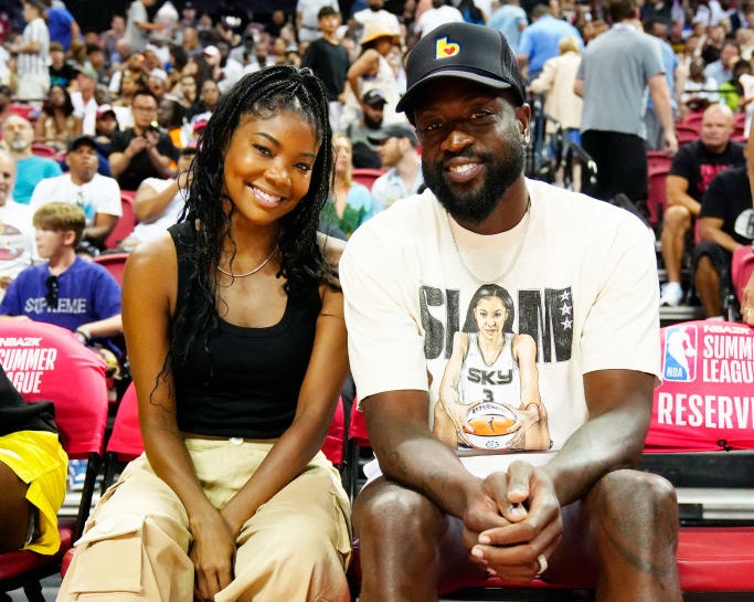 Gabrielle and Dwyane