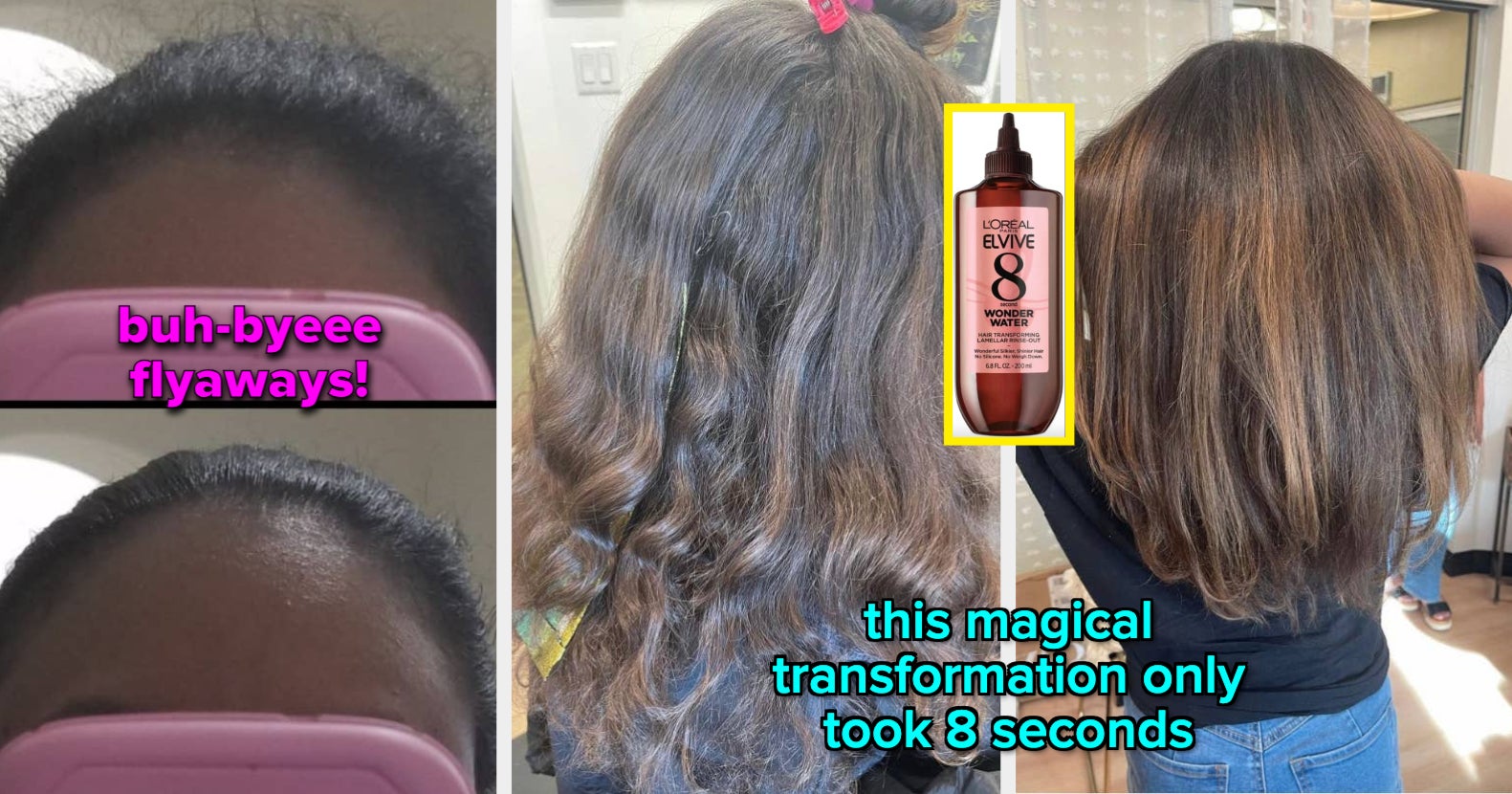 HAIR DAMAGE SUFFERER REVIEWS WONDER WATER  Two WEEK HONEST L'Oreal Elvive  Review BEFORE AND AFTER 