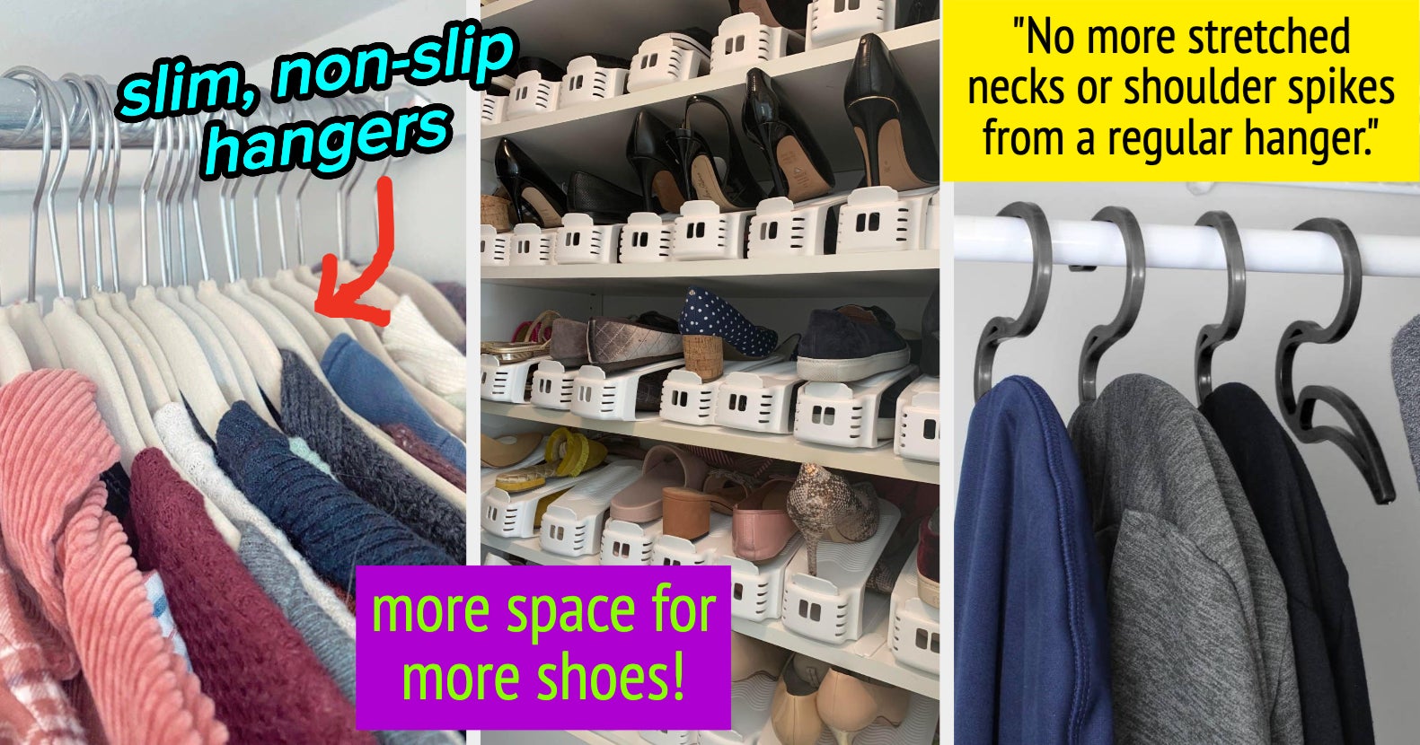 How to Choose the Best Hangers for Closet Organization - Downsize