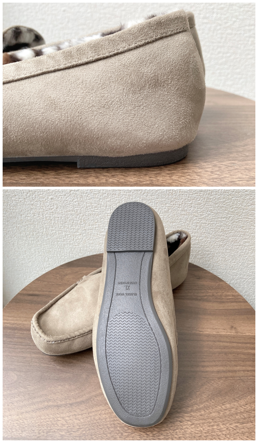 GLOBAL WORK（グローバルワーク）のオススメのシューズ「フワモコ撥水クッションモカシン」