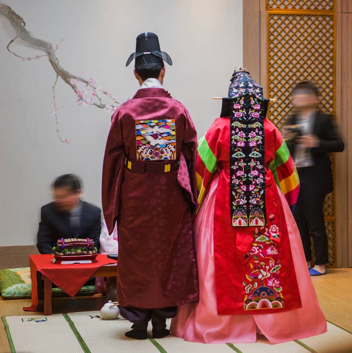 korean traditional wedding ceremony