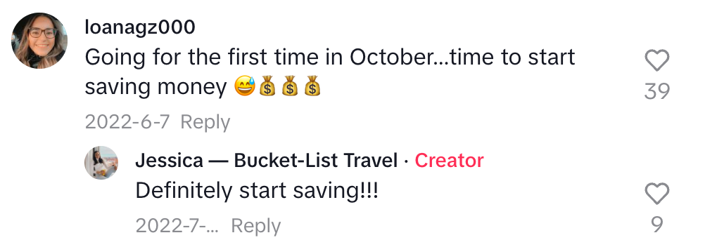 &quot;Definitely start saving!!!&quot;