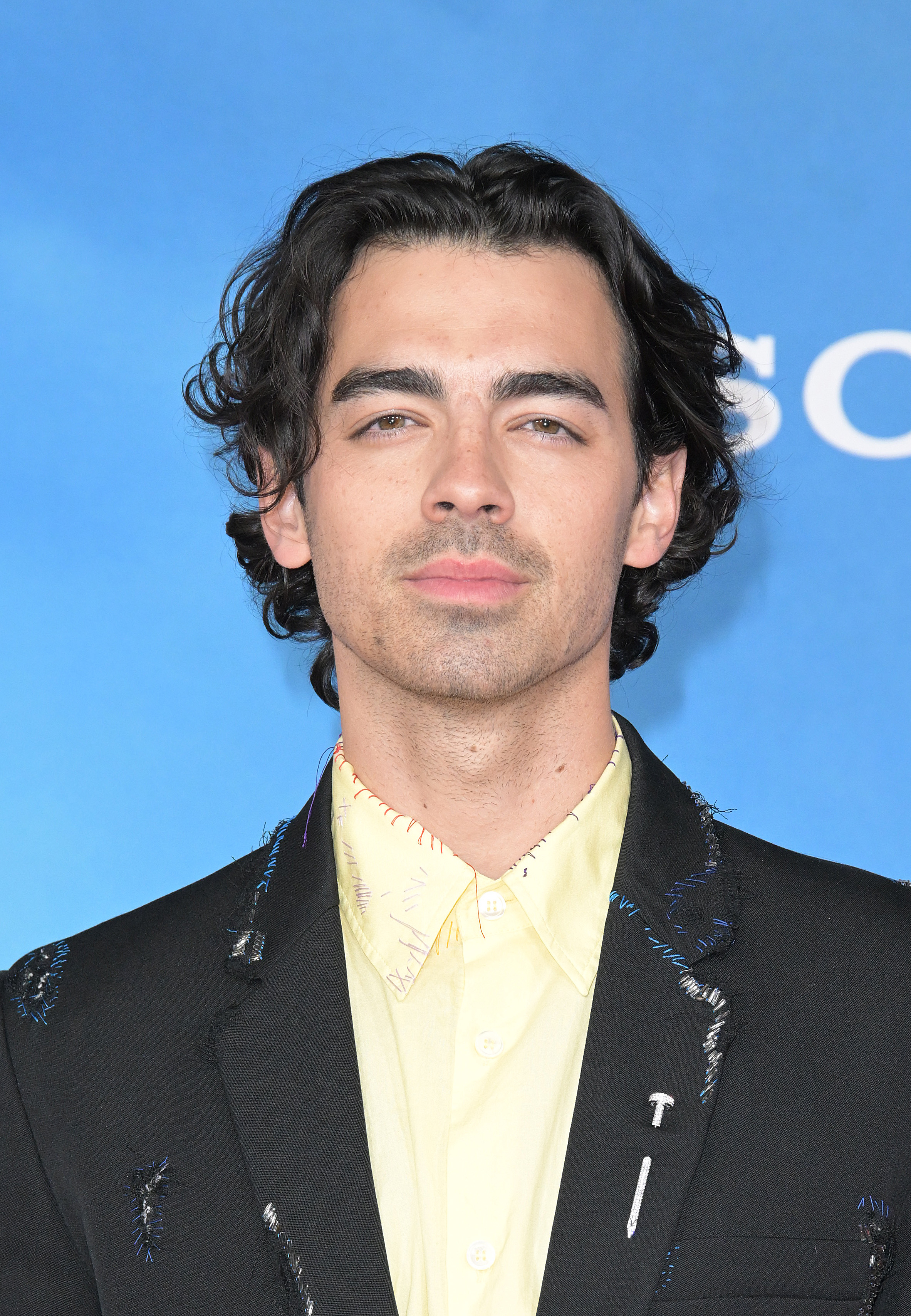 Close-up of Joe at a media event