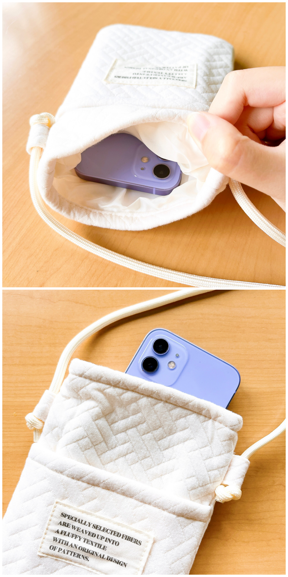 3COINS（スリーコインズ）のオススメのスマホグッズ「ヌビスマホショルダーバッグ」