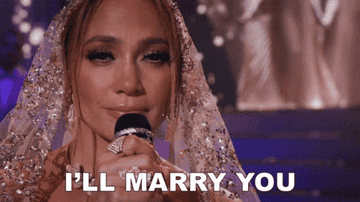 Jennifer Lopez in &quot;Marry Me&quot; saying, i&#x27;ll marry you