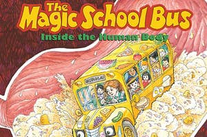 The book The Magic School Bus Inside the Human Body