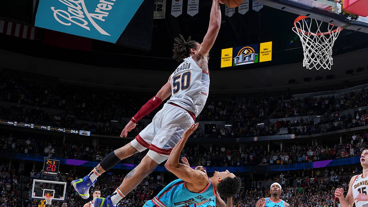 The Nuggets forward's iconic dunk took place last December against the Phoenix Suns.
