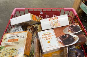 a full trader joe's cart